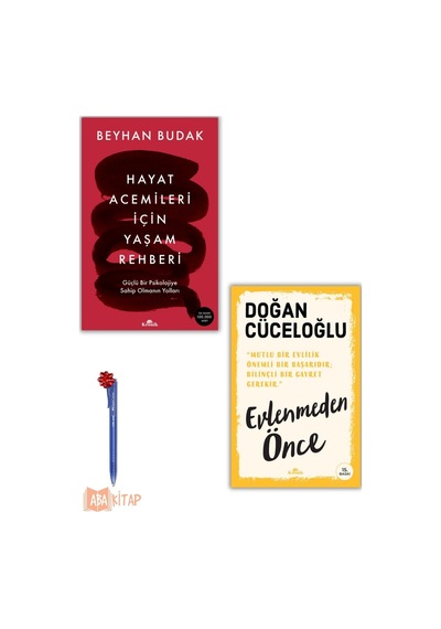 1.hayat Acemileri Için Yaşam Rehberi, Beyhan Budak 2.evlenmeden Önce - Doğan Cüceloğlu, Kalem Hediye