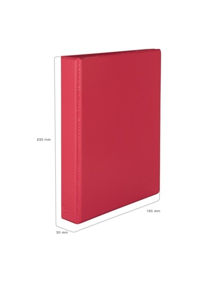 Evrak Sunum Tanıtım Firma Klasörü A5 Pvc 3 Cm 4 Halkalı 200 Yaprak Kapasiteli Ring Binder File 19,5x23 Cm Diğer