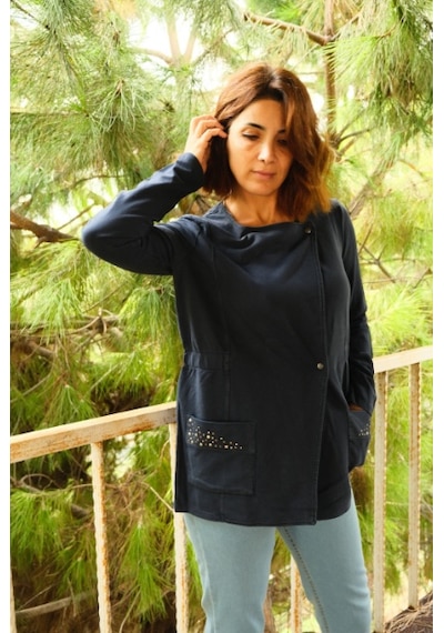 Crveniruz Sweatshirt Hırka Lacivert