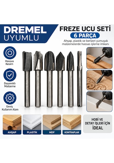 Mini Freze Ucu Seti 6 Parça