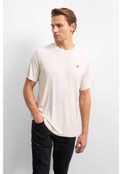 Backandbond Taş Regular Fit Bisiklet Yaka Tişört