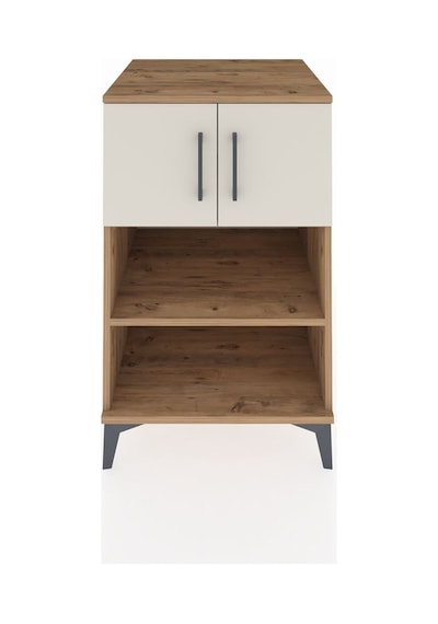 Kronos Komodin 2 Raflı 2 Kapaklı 60x59x96 Çam-aytaşı Atlas Çam