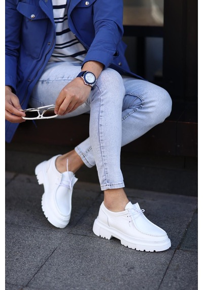 Serhat Özköroğlu-byz Erkek Sneakers Beyaz Beyaz