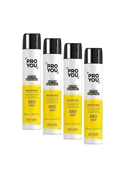 Professional Medium Hold Hair Spray 500ml 4 Paketi