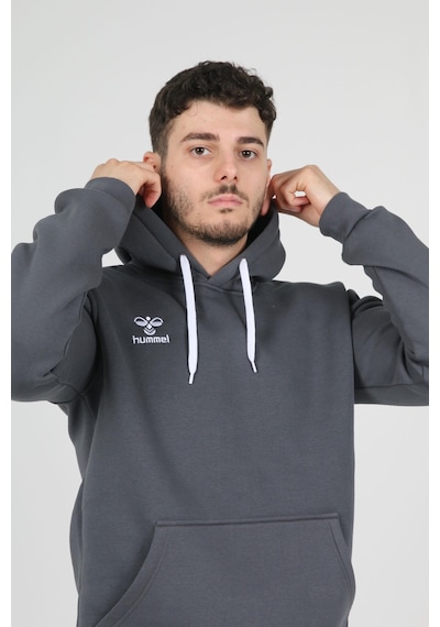 Hummel Armin Pamuklu Hoodie Antrasit