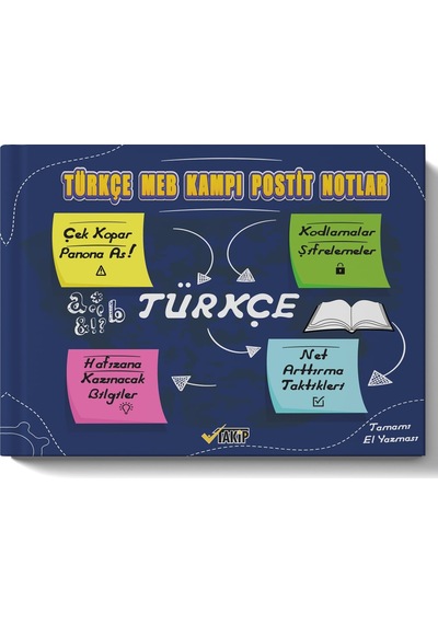 2024 Yks Meb Türkçe Kampı Postit Notlar