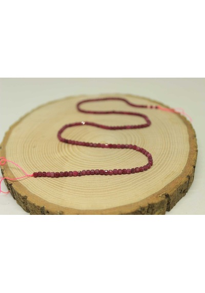 Yasamtohumu Yakut Taşı Küp Şekilli Yarım Dizi 2.5 MM 17  CM Çok Renkli