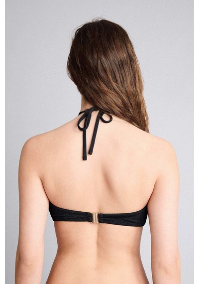 Defacto Regular Fıt Krinkıl Kumaş Bikini Üstü G3771ax26smbk81 Siyah-bk81