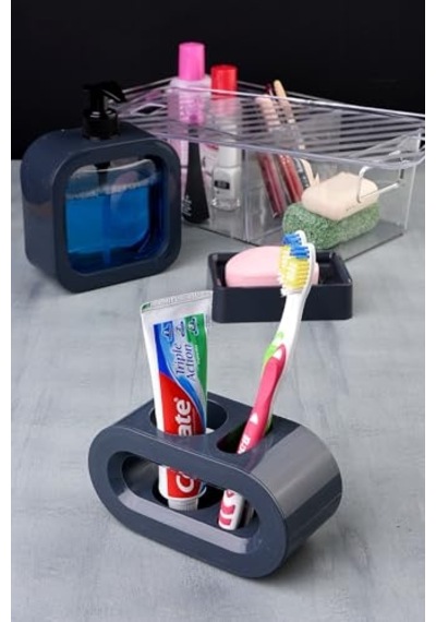 Ayrex Modern Tasarım 4 Parça Banyo Aksesuar Seti Modern Hafif Lüks Yıkama Kabı Banyo Aksesuarları Banyo Seti Losyo Diğer