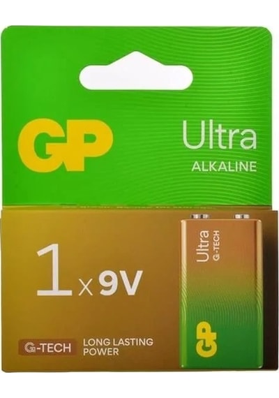 Gp 1604au 6lr61 9 Volt Ultra Alkalin Pil Tekli