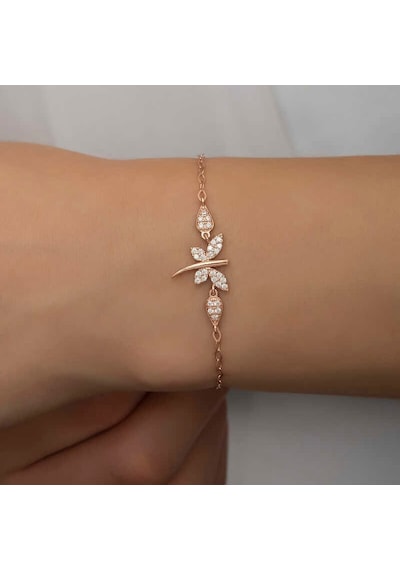 Gümüş Rose Yusufçuk Kadın Bileklik Çok Renkli 92541055