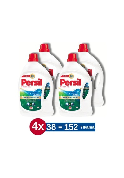 Jel Okyanus Ferahlığı Sıvı Çamaşır Deterjanı 38 Yıkama 2470ml 4'lü Set
