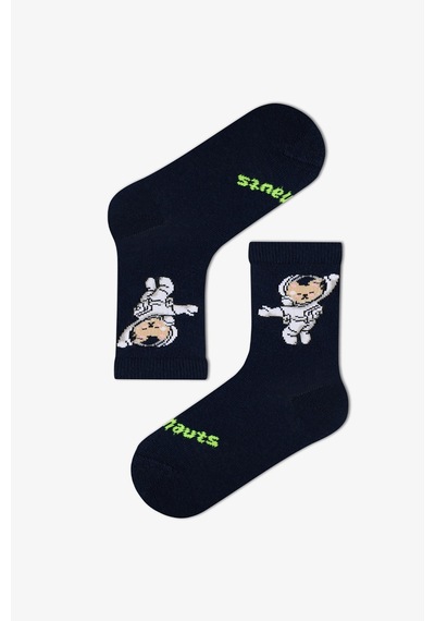 Penti Erkek Çocuk Space Friends Pamuklu 4 Çift Soket Çorap Çok Renkli
