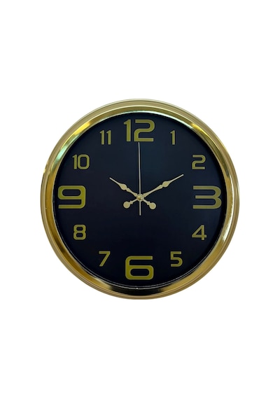 Elegance Gold Luxury 40 Cm Metal Duvar Saati Çok Renkli