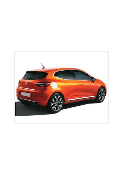 Renault Clio 5 Krom Depo Kapağı 2019 ve Üzeri Paslanmaz Çelik