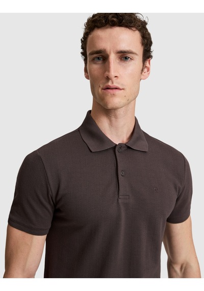 Pierre Cardin Erkek Koyu Kahverengi Tişört 50321192-vr084