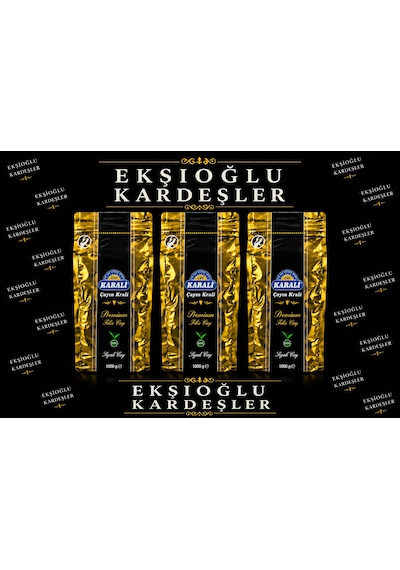 Karali Premium Filiz Siyah Çay 3 Kg 3 X 1 Kg