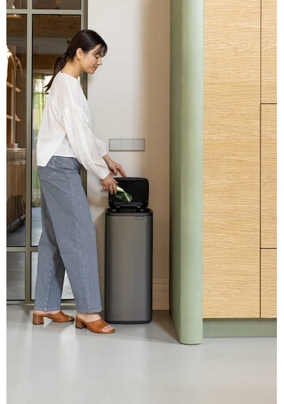 Brabantia Bo Platınum Dokunmatik Çöp Kutusu 30lt Platin