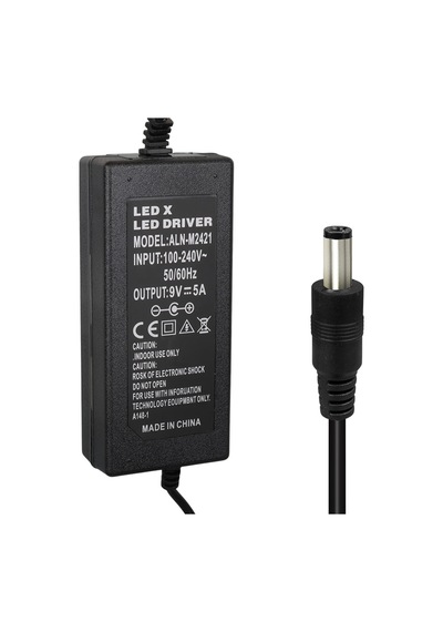 Powermaster Pm-13033 9 Volt - 5 Amper 5.5 2.5 Mm Uçlu Yazar Kasa / Pos Makinesi Masaüstü Adaptör