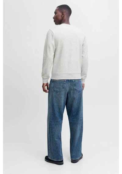 Jack & Jones Jjpan Sweat Crew Neck Smu Beyaz Erkek Sweatshirt 12310759
