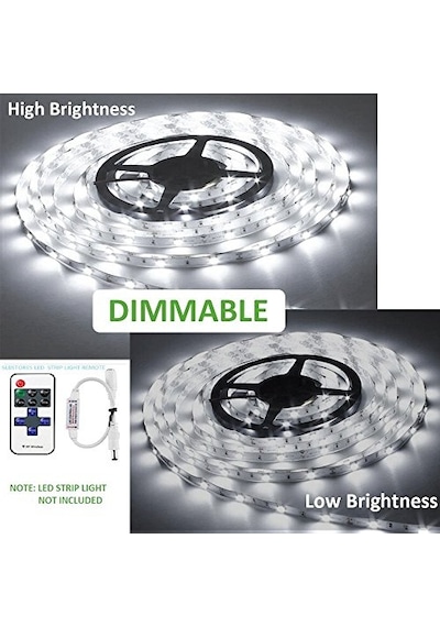 Şerit Led Kontrol Cihazları - Bluetooth Ve Müziğe Duyarlı 24 Tuşlu - 6 Amper 10 Metreye Kadar Rgb Şerit Led Çal Çok Renkli