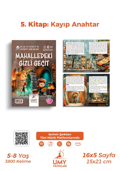 Umy Yayınları Bilge Ve Gökalp İn Dedektif Günlükleri Seti 5 Kitap - Çocuklar İçin Mantık, Dikkat Ve Problem Çözme Geliştiren Hikayeler