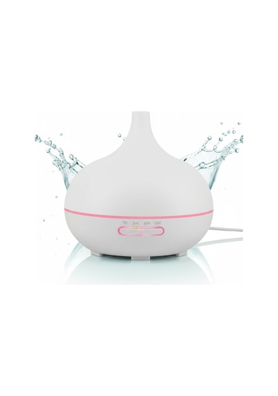 Wearfitpro 550 Ml Ultrasonik Aroma Difüzör 7 Renk Led Işıklı Uzaktan Kumandalı Hava Nemlendirici Gece Lambası