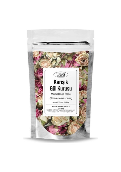 Tos The Organic Spices Karışık Gül Kurusu 50 G Rosa Damascena