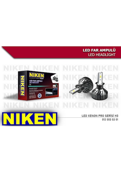 Niken Far Ampulü Led Xenon Pro Serisi H3