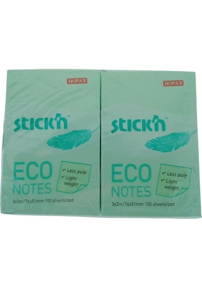 Gıpta Stick'n Post-it Pastel Yeşil 76x51 100 Yp 12'li Paket