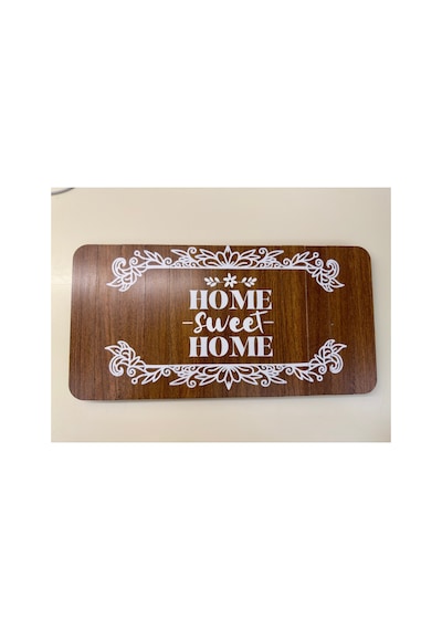 Ahşap Görünümlü Koltuk Yanı Sehpası,koltuk Tepsisi Yan Sehpa,40x20 Cm,5 Farklı Desen Kahverengi