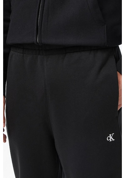 Calvin Klein Eu 350 Terry Monogram Erkek Siyah Eşofman Altı Lv04rd241g-ub1 Siyah