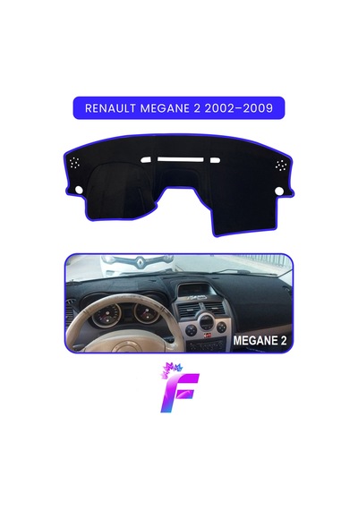 Renault Megane 2 2002 2009 Uyumlu Torpido Örtüsü Çatlama Ve Isıya Karşı Tam Koruma A59 Torpido Halısı