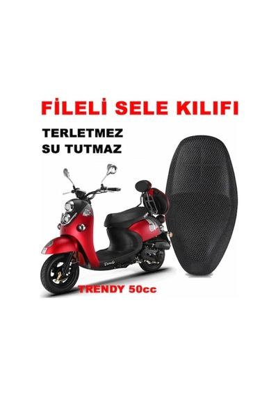 Kuba Trendy Motosiklet Sele Kılıfı 3D Çift Katlı Fileli