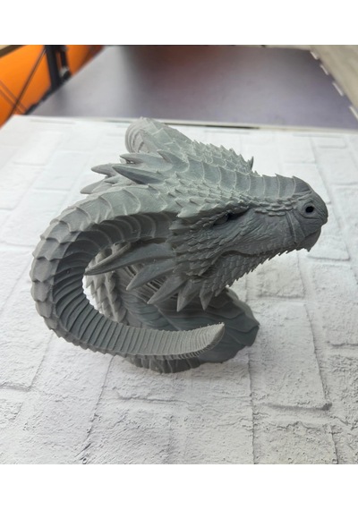 Asılabilir / Masaüstü Ejderha Modeli 3d Dekoratif Heykel 22x17 Cm