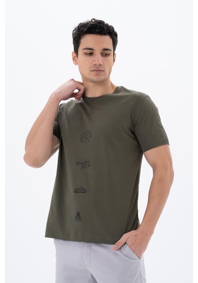 AR-MA Arma Erkek Regular Fit Bisiklet Yaka Tişört Y25344405401 001