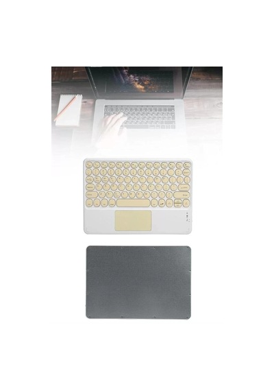 Home Touchpad Tüm Cihazlara Uyumlu Bluetooth Klavye Touchpad Slim Kablosuz Wifi Q Klavye
