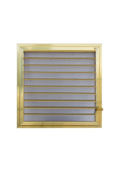 50x50 Alüminyum Menfez Altın Uzun Ömürlü Banyo Wc Havalandırma Panjur