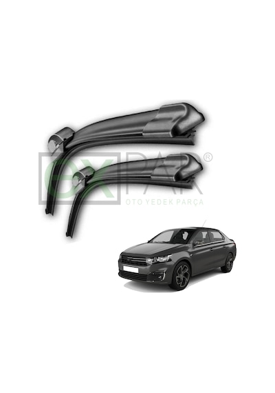 Citroen C-ellyse Ön Cam Silecek Süpürgesi Takımı 2012 - 2024 Citroen C Elise Ön Silecek