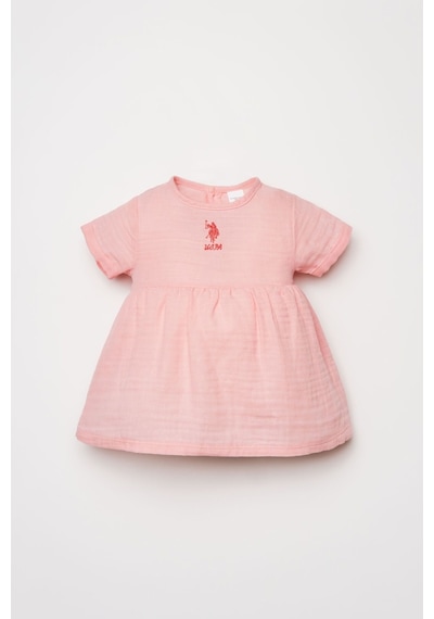 U.S. Polo Assn. U.s Polo Assn. Kız Bebek Pembe Elbise Usb2977-c-v4 Pembe