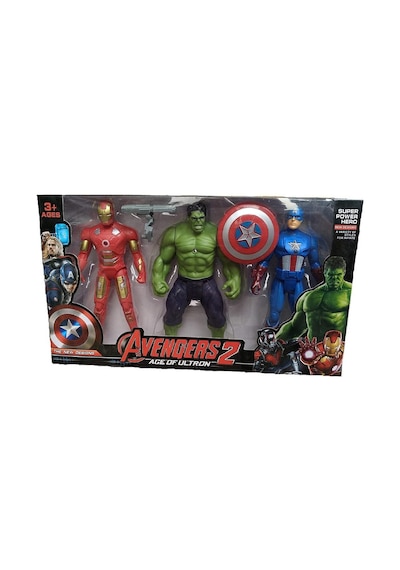 Avengers 2 Süper Kahraman Oyuncak 3'lü Projeksiyon Işıklı Aksesua
