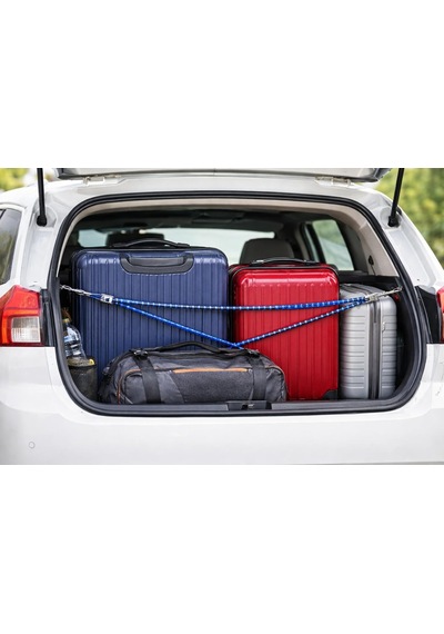 Tr Bagaj Lastiği 3'lü Set 80 Cm 6mm, Dolamaçlı Elastik Kordon, Çelik Kancalı, Yüksek Dayanımlı, Güvenli Yük Genel