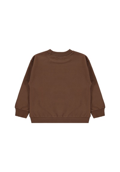 Civil Boys Basic 10-13 Yaş Sweatshirt - Kahverengi Koyu Kahve