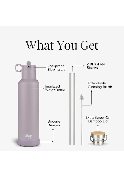 Ayrex Yalıtımlı Paslanmaz Çelik Su Şişesi, 750 Ml, Bpa Ve Kurşun İçermez, Sızdırmaz Pipet/şişe Kapağı, Sı Genel