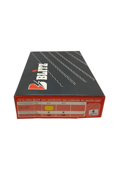 Etiketleme Makinesi 4 No Sarı Etiket / 12x22 42adet