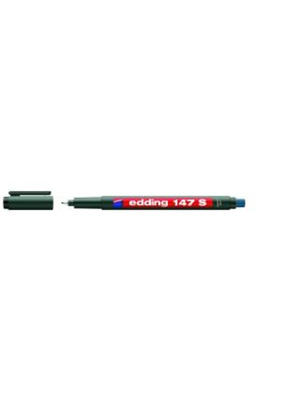 Asetat Kalemi Permanent Edding E-147 S Silgili Siyah