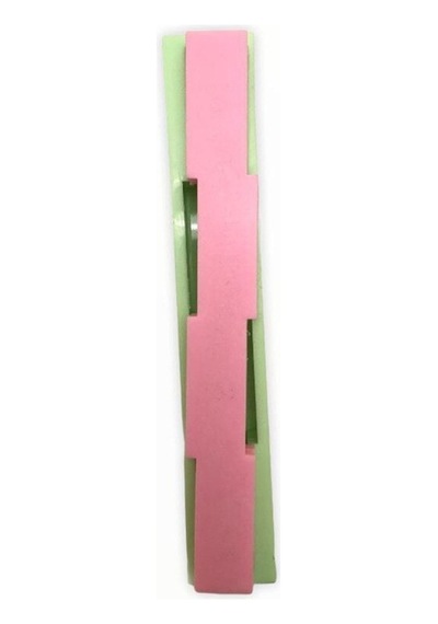 Çapraz Dörtgenler Çubuk Silikon Mum Kalıbı 23x3x2.5 Cm 6