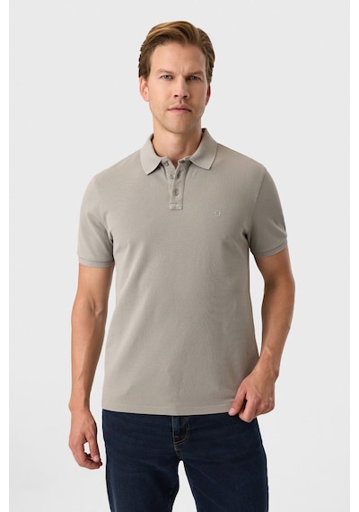 Back And Bond Regular Fit Adaçayı Polo Yaka Tişört