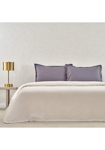Taç Bamboo Dreams Private Pike Takımı Plain Gri Çift Kişilik Gri