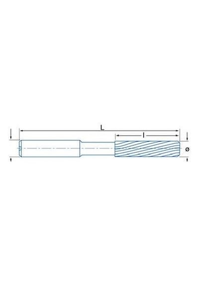 Fett 2,00mm İzar Dın212d Hsse Co5 Silindirik Saplı Makina Raybası